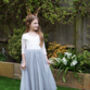 Mary Jane In Blush Flower Girl ~ Lilly + Bo Collection, thumbnail 3 of 4