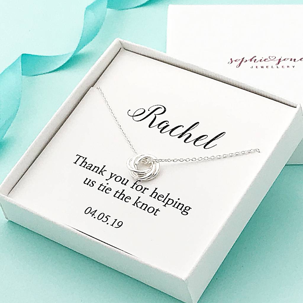 Personalised Tie The Knot Necklace, 1 of 3