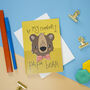 Papa Bear Father's Day Card, thumbnail 1 of 2