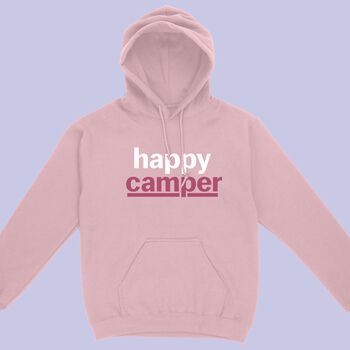 Happy Camper Adult Hoodie, 3 of 6