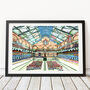 Victoria Baths, Manchester Illustration Art Print, thumbnail 1 of 3