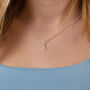Angel Sterling Silver Necklace, thumbnail 2 of 5
