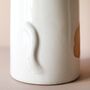 Textured Ceramic Cat Vase, thumbnail 5 of 5