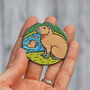 Capybara Hard Enamel Pin Badge, thumbnail 1 of 3