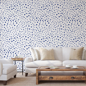 Dalmatian Dots Self Adhesive Wallpaper Various Colours, 2 of 12