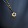 Sun Necklace In Sterling Silver, 24ct Gold Vermeil, thumbnail 2 of 11