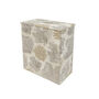 Wooden Silver Coral Toilet Roll Storage Box, thumbnail 1 of 6