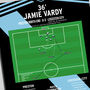 Jamie Vardy Championship 2024 Leicester Print, thumbnail 2 of 4