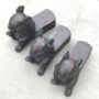 Set Of Three Cute Mouse Pot Stands In Gift Pouch, thumbnail 4 of 6