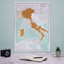 Scratch Off Italy Print, thumbnail 1 of 7