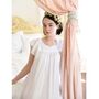 Ladies White Cotton Capped Sleeve Nightdress 'Nadine', thumbnail 2 of 4
