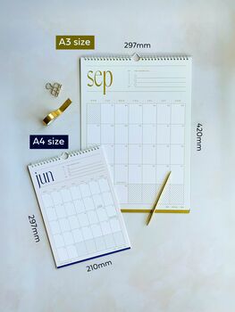 2026 Minimalist Wall Calendar In Large A3 Or A4, 8 of 10