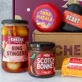 All About The Burn! Hot And Spicy Cheese Hamper, 3 of 12