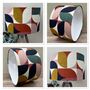 Reno Multicoloured Retro Style Drum Lampshades, thumbnail 9 of 9