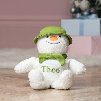 Personalised The Musical Snowman Soft Toy, 3 of 8