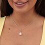 Baroque Pearl Necklace, Silver Or Gold Plated, thumbnail 2 of 11