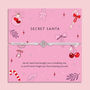 Secret Santa Snowflake Bracelet, thumbnail 1 of 5