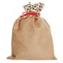 Large Sustainable Jute Christmas Gift Bag, thumbnail 2 of 5