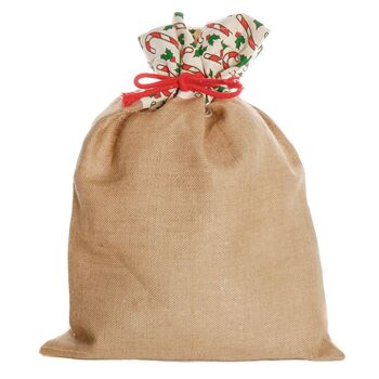 Large Sustainable Jute Christmas Gift Bag, 2 of 5