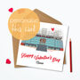 Valentines Manchester Utd Personalised Card, thumbnail 1 of 6