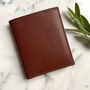 Slim Tan Leather Credit Card Holder, Wallet, thumbnail 2 of 2