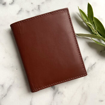 Slim Tan Leather Credit Card Holder, Wallet, 2 of 2