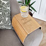 Personalised Reserved For Wooden Sofa Armchair Tray, thumbnail 1 of 4