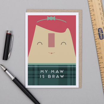 'My Maw Is Braw' Card, 10 of 10