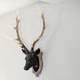 Large Black Deer Head Decoration, thumbnail 3 of 3
