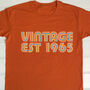 Personalised Adults Vintage Age T Shirt, thumbnail 5 of 6