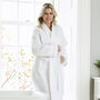 Luxury Waffle Cotton Bathrobe The Lyndon Company L Xl Pink, thumbnail 4 of 4