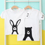 Bunny Or Bear Personalised Unisex T Shirt, thumbnail 1 of 5