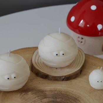Halloween Mummy Duo Candle, 3 of 5