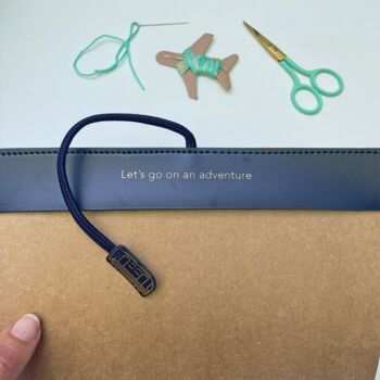 Stitch Your Travels Europe Notebook Vegan Leather, 9 of 12