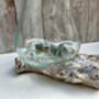 Molten Glass Round Bowl On Whitewashed Teak Root Base, thumbnail 5 of 8