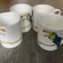Toucan Print Illustrated Mug Sets Of Two, Four Or Six, thumbnail 6 of 6