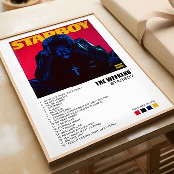 Set Of Three Album Cover Posters, Choose Your Own Album, 12 of 12