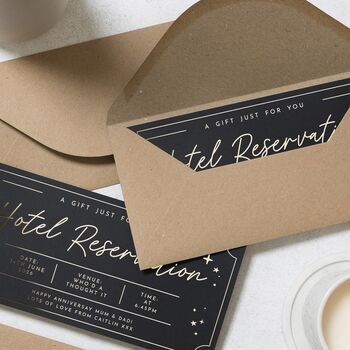Personalised Hotel Stay Gift Voucher For Mum And Dad, 6 of 9