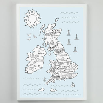 Illustrated UK And Ireland Music Festival Map, 4 of 4