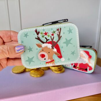 Christmas Character Tin Suitcase, 3 of 5