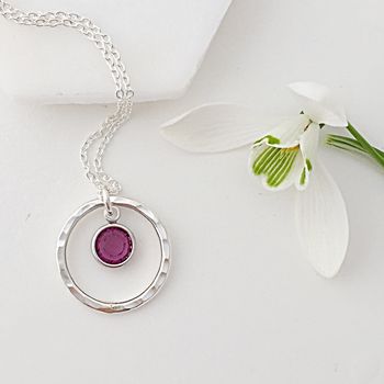 February Birthstone Necklace, 2 of 6