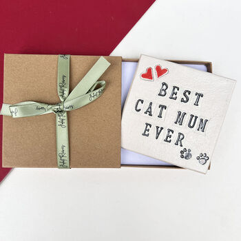 Best Cat Mum Ever Greetings Card, 6 of 7