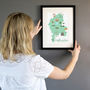 Staffordshire County Map Illustration Print, thumbnail 3 of 6