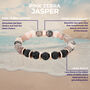 Pink Jasper Lava Stone Diffuser Bracelet For Anxiety, thumbnail 6 of 7