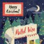 Mulled Wine Cabin Christmas Card, thumbnail 2 of 2