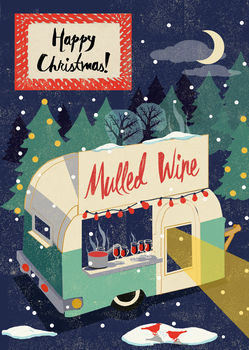 Mulled Wine Cabin Christmas Card, 2 of 2