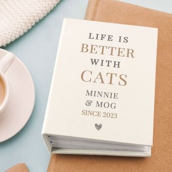 Personalised 'Life Is Better With' Photo Album, 5 of 6