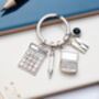 Accountant Personalised Keyring Banker Gift, thumbnail 2 of 11