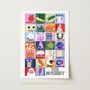 Children’s Educational Alphabet Nursery Art Print, thumbnail 2 of 2