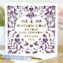 Personalised Civil Ceremony Wedding Card, thumbnail 1 of 2